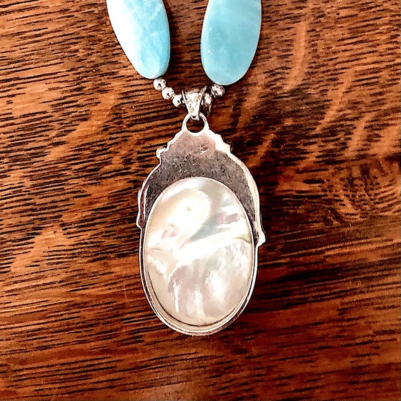 $118 Meran Designer Estate Necklace Sterling Marked Meran 925 INDONESIA - Picture 5 of 5